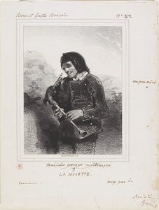La Musette（The Bagpipe Player），1844年 作者 保罗·加瓦尔尼